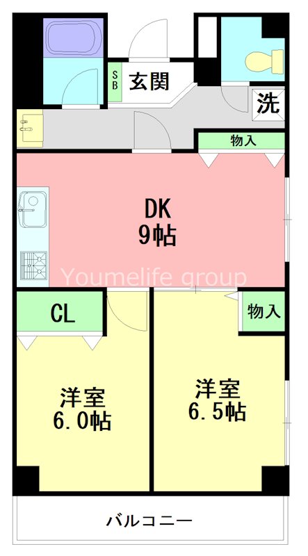 足柄下郡箱根町湯本のマンションの間取り