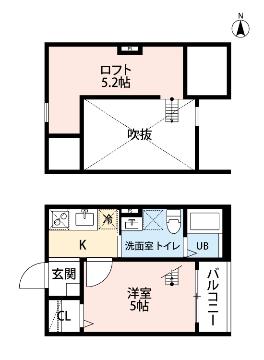 ＡＫ　レジデンスII(エーケー)の間取り