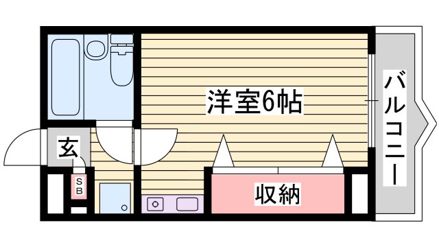 サンパレス２１姫路の間取り