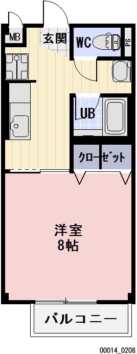 フェルテＫの間取り