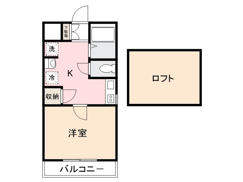 高松市屋島西町のマンションの間取り