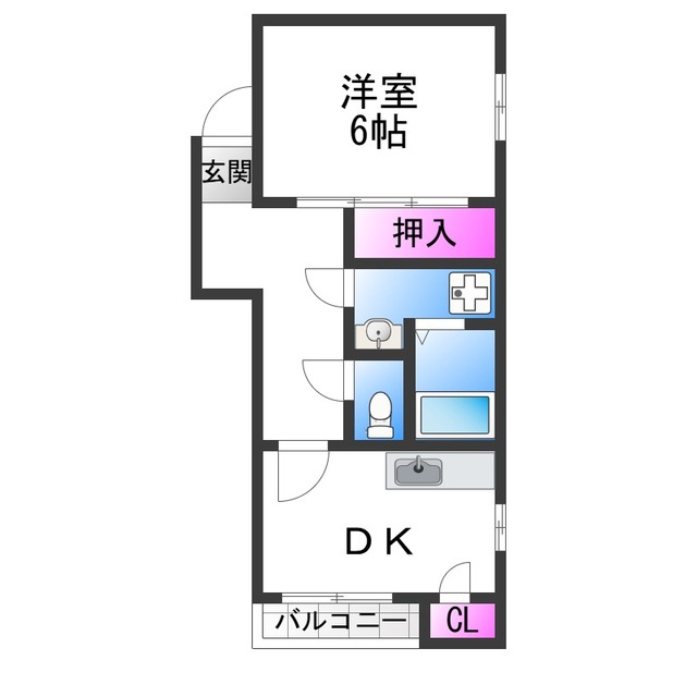 ハイツ卓の間取り