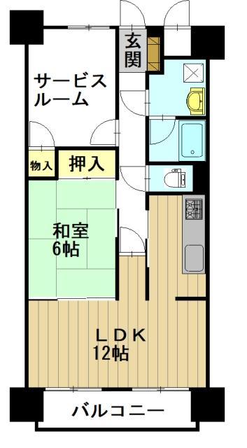 ダイアパレス弘前公園の間取り