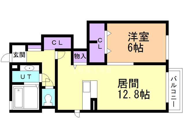 コンフォーティア東仙北Ａの間取り