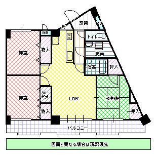 石川ビルの間取り