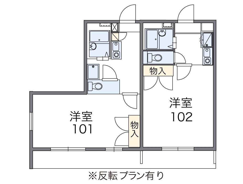 さいたま市見沼区堀崎町のアパートの間取り