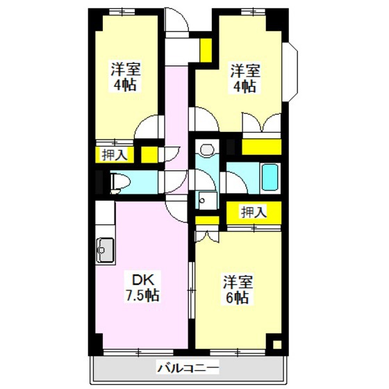 アーバンヒルズ・Ｆの間取り