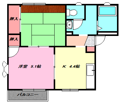 エスポワールBの間取り