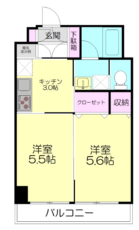 ザ　ウエスト　スクエアの間取り