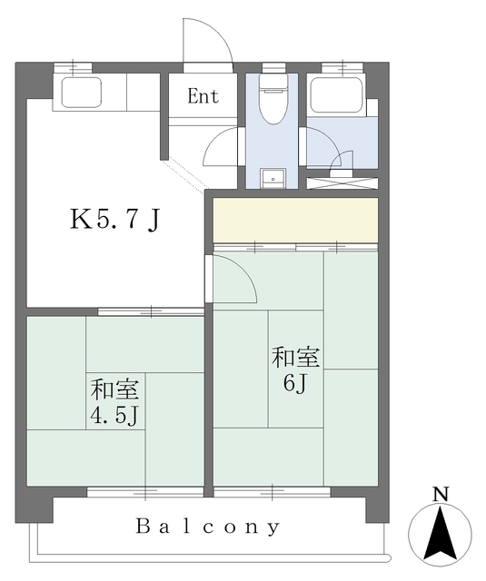 ハイツノグチの間取り