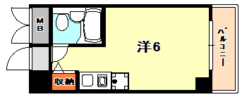 コスモプラザ三宮の間取り