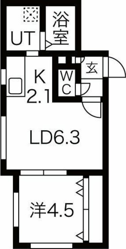 ウルス平岸の間取り