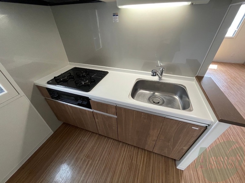 キッチン　システムキッチンなので、すぐお料理に使えます！