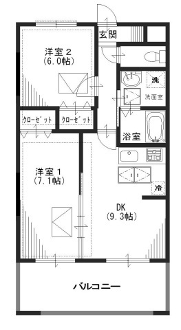 ルネス　ドゥ　エクスアン　プロヴァンスの間取り