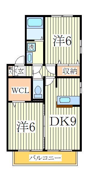 トレグラースＡ棟の間取り