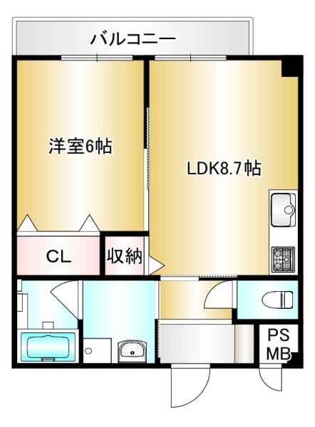 コンフォルタ楠葉の間取り