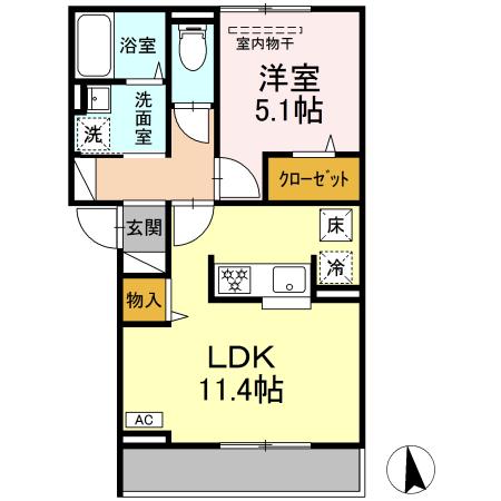 【ルナVIIの間取り】