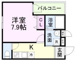 フジパレス河内山本サウスの間取り