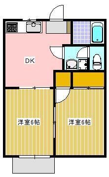 アルメリア岡部IIの間取り