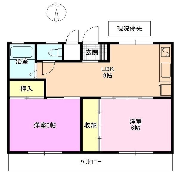 ハイツアップルの間取り