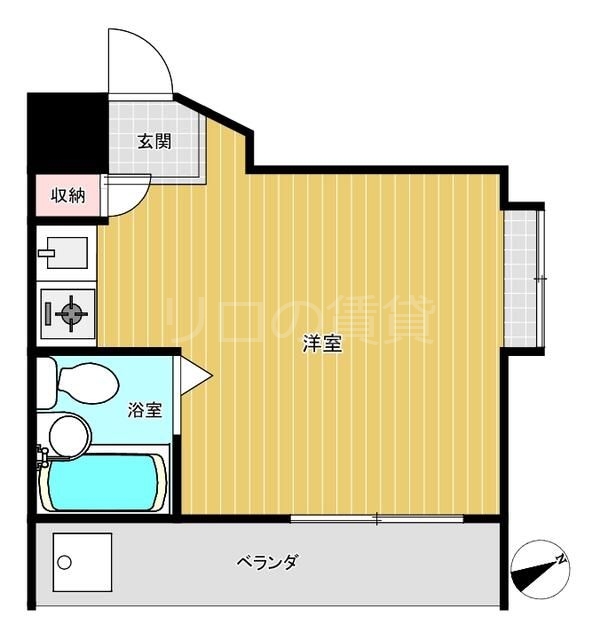 大田区大森西のマンションの間取り