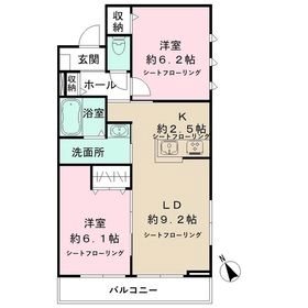 杉並区松庵のマンションの間取り