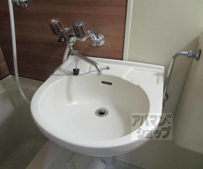 洗面設備　２０３号室の写真です。