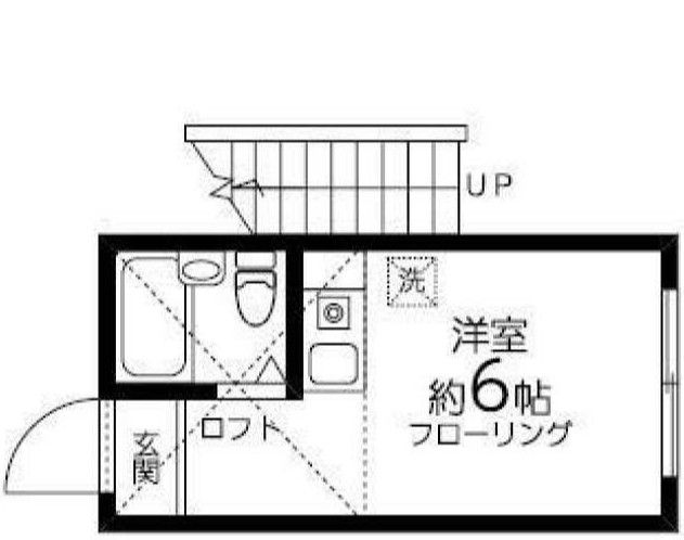 中野区大和町のアパートの間取り