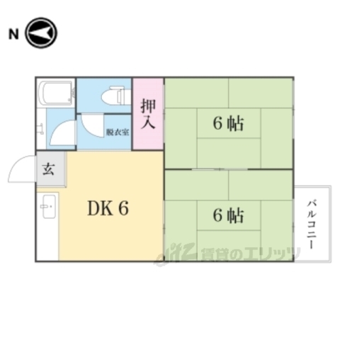 ＴＯＹＯＴＯＭＩ八川ＡＰＡＲＴＭＥＮＴの間取り