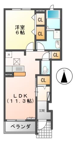 ネオ　フリーデの間取り