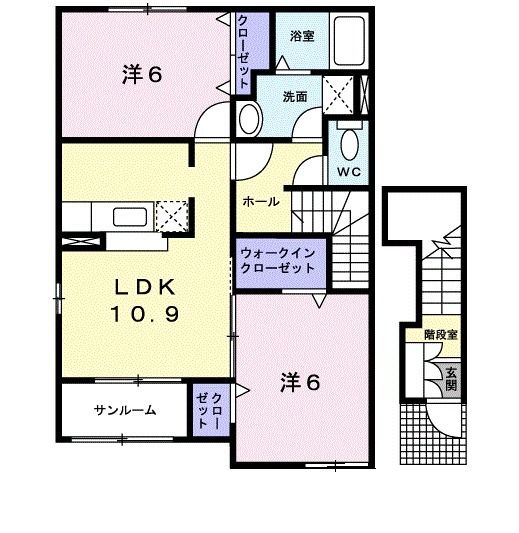 メゾン　メルヴェーユIの間取り