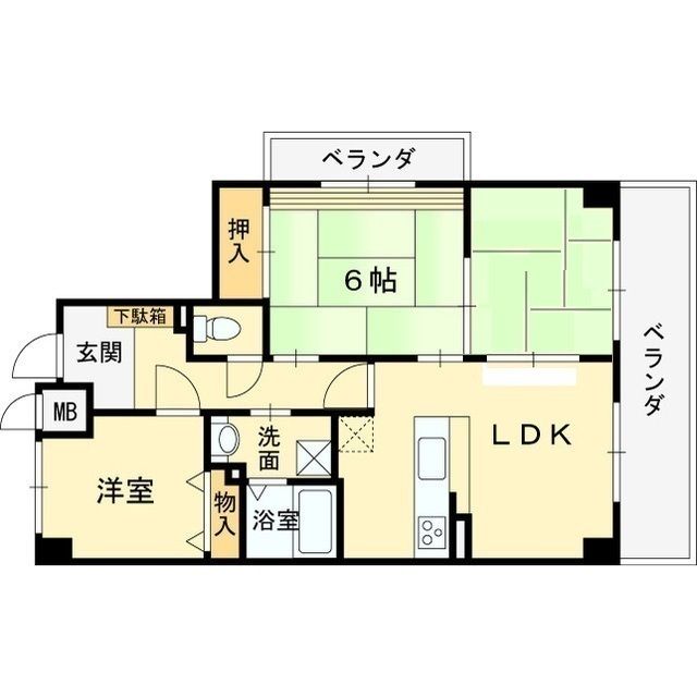 ライオンズマンション和歌山船戸の間取り