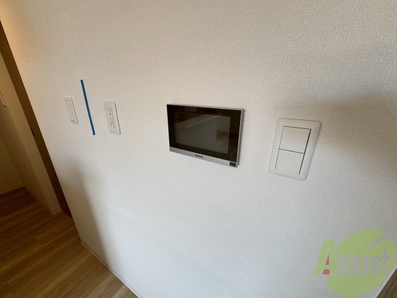 セキュリティ　インターホンです。オートロック付きで安心のマンションです。