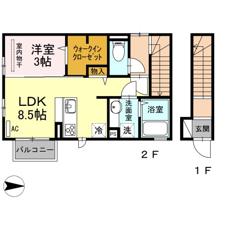 グランドKOUの間取り