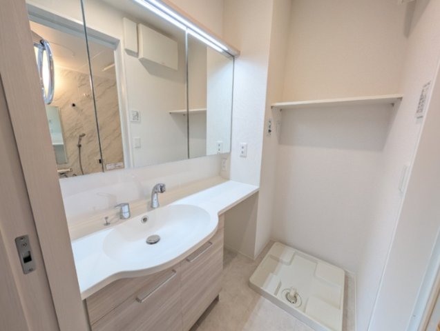 洗面設備　同メーカー施工例