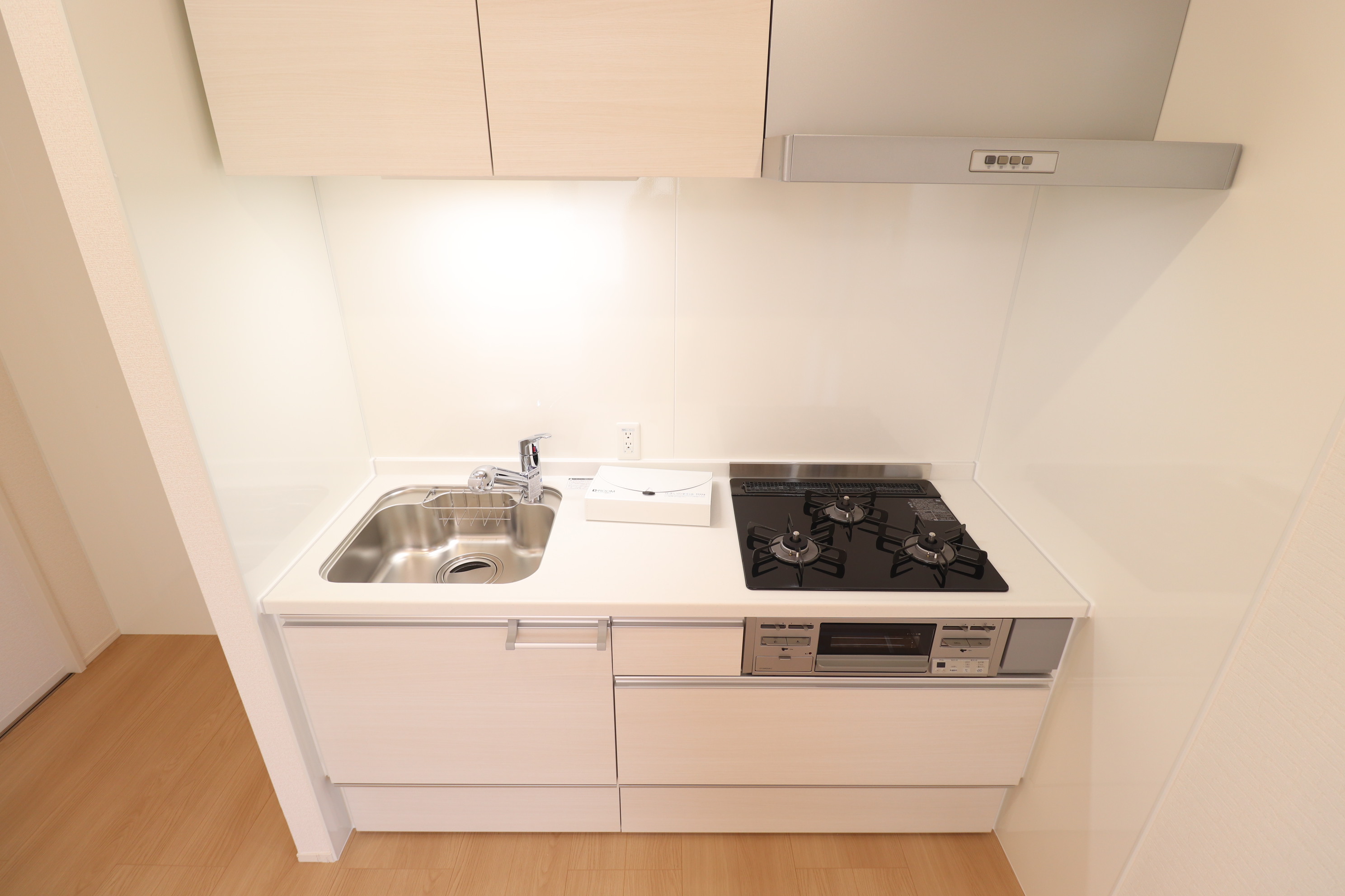 キッチン　3口コンロで使いやすいキッチン♪