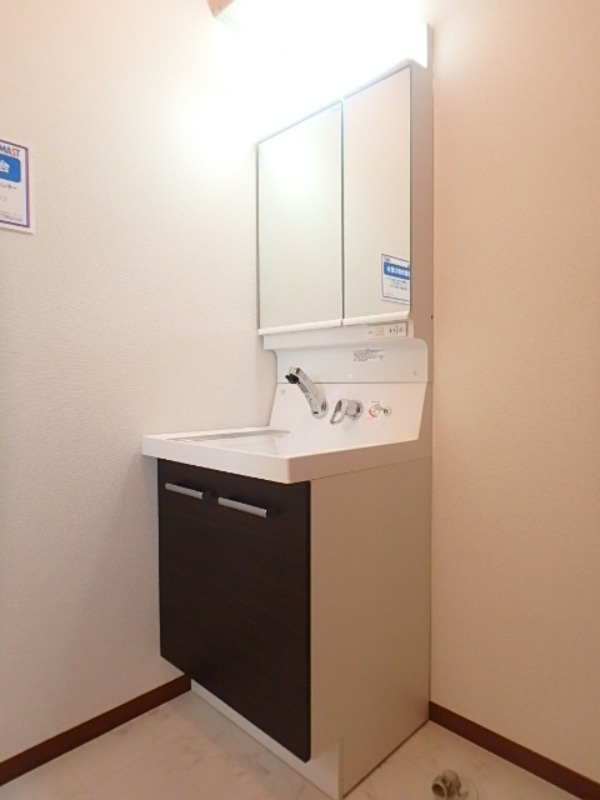 洗面設備　図面と現状に相違がある場合には現状を優先