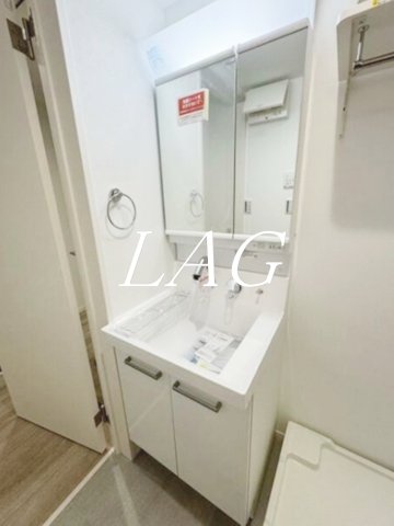 洗面設備　洗面台です。