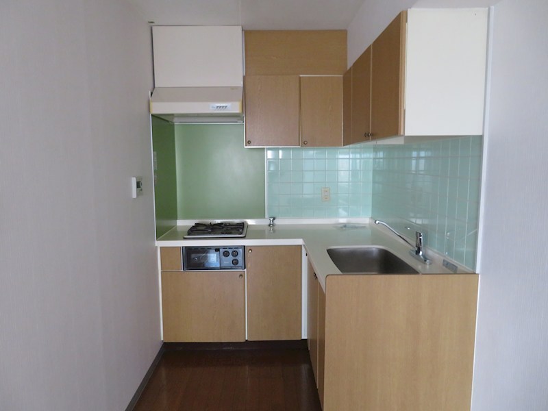 キッチン　★システムキッチンガス２口★