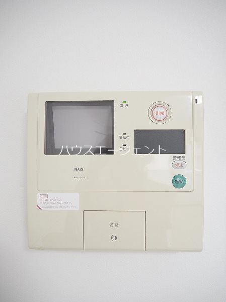 セキュリティ　モニター付インターホンです。※参考写真