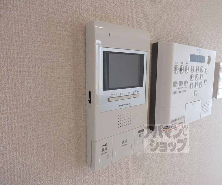 セキュリティ　モニター付きで安心です！