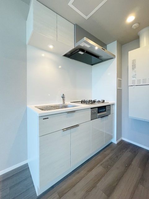 キッチン　■グリル付ガスコンロシステムキッチン■都市ガス♪