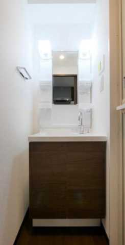 洗面設備　※他のお部屋の参考写真となります