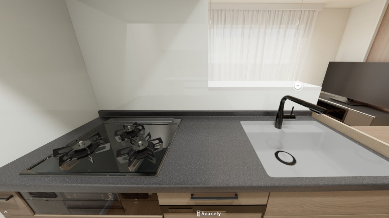 キッチン　イメージパースのため実際とは異なります