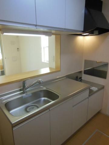 キッチン　２口コンロ設置可