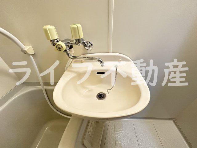 洗面設備　広い洗面スペース