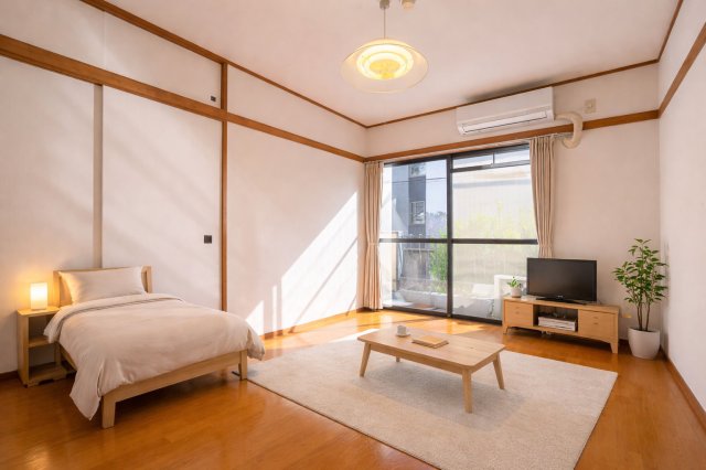 居室・リビング　家具配置イメージ画像です