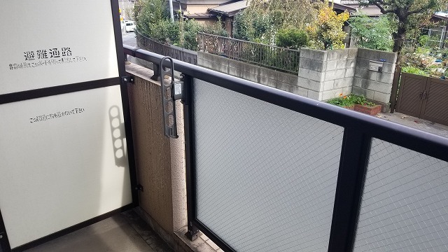 バルコニー　同物件別部屋参考写真です。