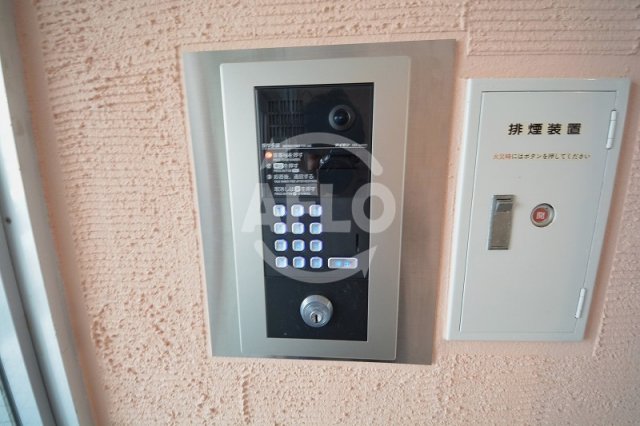 セキュリティ　ノイエス大江四天王寺　オートロック