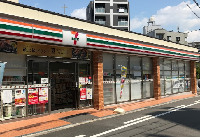 コンビニ　セブンイレブン 大阪蒲生1丁目店（コンビニ）まで268m